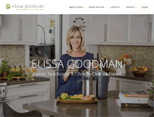 Tablet Screenshot of elissagoodman.com